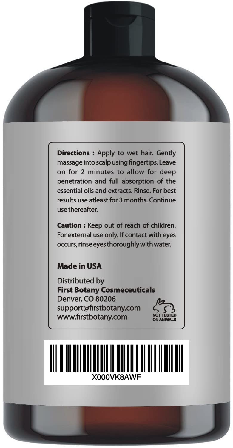 Hair Regrowth & Anti-Hair Loss Shampoo with DHT Blockers, 16 fl oz 16 Fl Oz (Pack of 1)