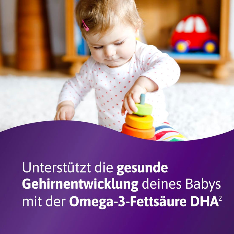 [Australia] - Femibion 3 Breastfeeding, Daily Nutritional Supplement for Lactation, With Choline, DHA, Folic Acid, Metafolin, 8 Week Pack, 2 x 56 Pieces 