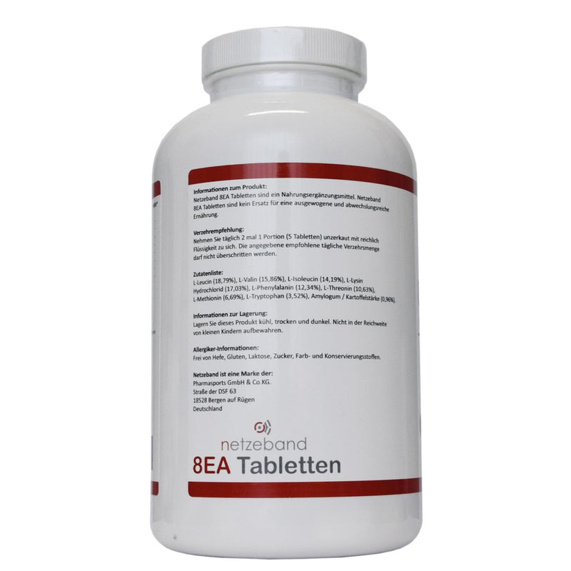 [Australia] - 8 essential Amino Pattern 8EA - amino acids 480 vegan tablets 2 packs in the optimal ratio of L-Leucine, L-Valine, L-Isoleucine, L-Phenylalanine, L-Lysine, L-Threonine, L-Methionine and L-Tryptophan 