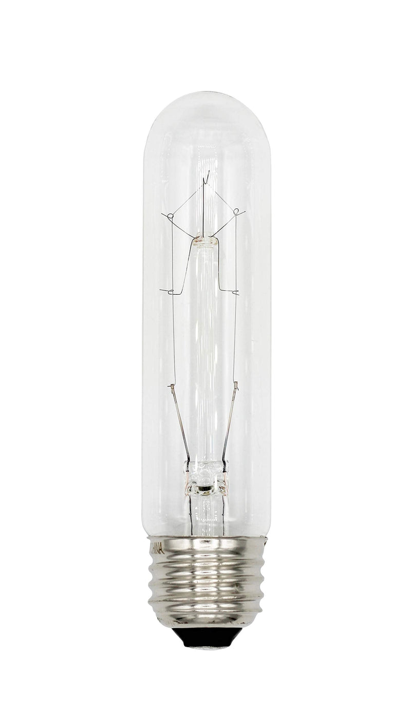 [Australia] - Creative Hobbies® 3090 (Pack of 4) 40T10/CL - 40 Watt T10 Clear Tubular - 120V - Medium (E26) Base - Incandescent Light Bulbs 40W 