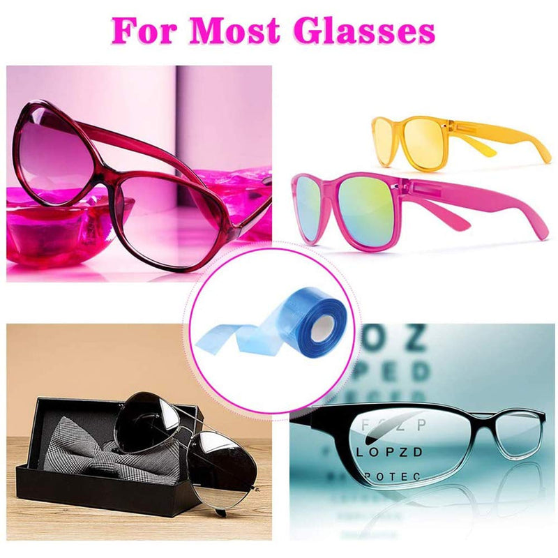 [Australia] - POFET Pack of 200 Disposable Glasses Cases Salon Hair Dye Coloring Protective Covers for Glasses Legs Slim Bag 