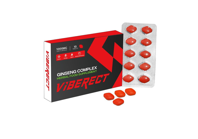 RED 1000MG Stamina & Firmness Support | Harder, Stronger for Longer | 10 Pills for Men UK