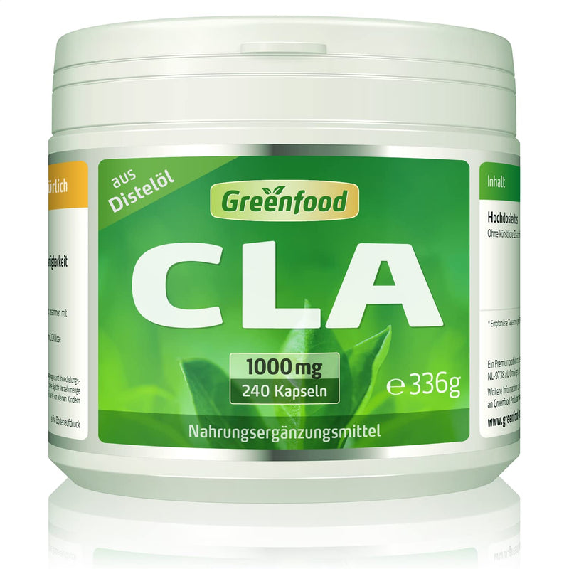 [Australia] - CLA, 1000 mg, 240 capsules, high dosage, conjugated linoleic acid from safflower oil - without artificial additives, without genetic engineering 240 pieces (pack of 1) 