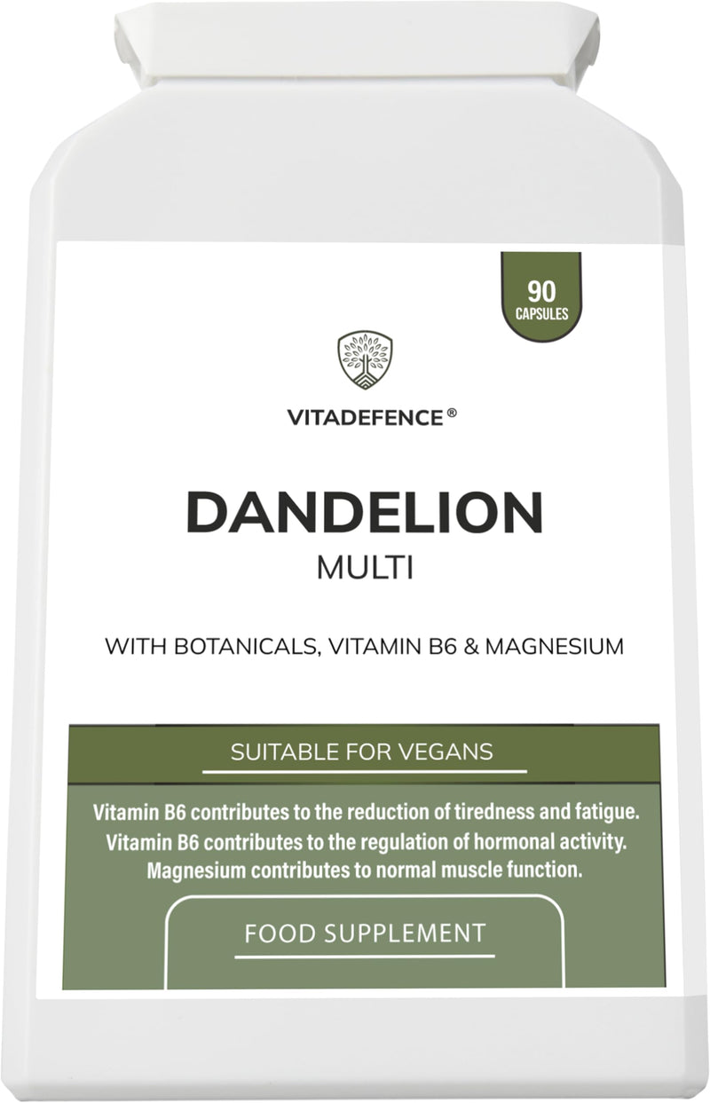 Dandelion Multi | with Vitamin B6, Magnesium & Botanicals – 90 Capsules