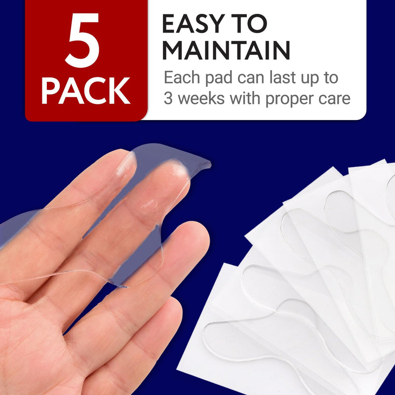 [Australia] - IMPRESA 5 Pack Nasal Pads for CPAP Mask - CPAP Nose Pads - CPAP Supplies for CPAP Machine - Sleep Apnea Mask Comfort Pad - Custom Design & Can Be Trimmed to Size - CPAP Cushions for Most Masks 