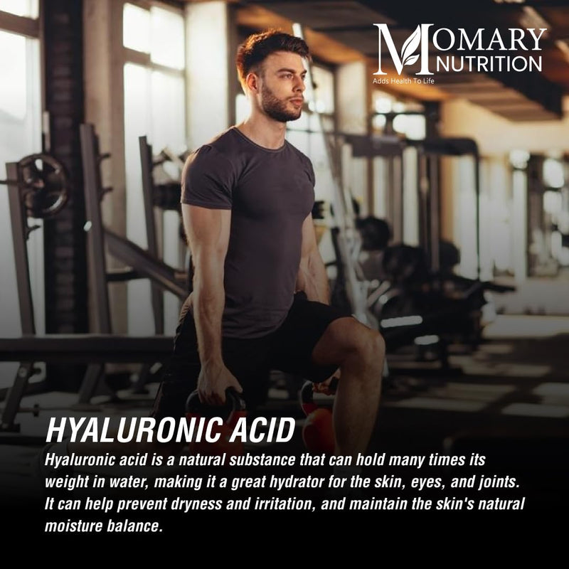 [Australia] - Hyaluronic Acid Supplement, Natural Skin Hydration, Advanced Joint Support and Mobility Booster, Type II Hydrolyzed Collagen, Turmeric, Glucosamine, Chondroitin, 30Caplets 850Mg 