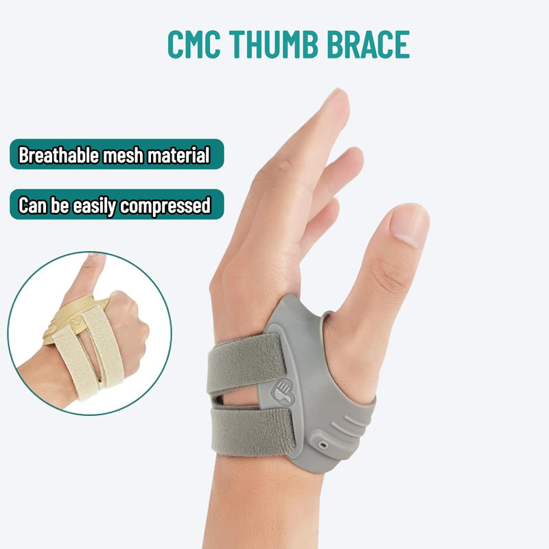 CMC Thumb Brace for Osteoarthritis CMC Joint Pain Stabilizes Thumb CMC Joint Without Limiting Hand Function Left Hand (M)