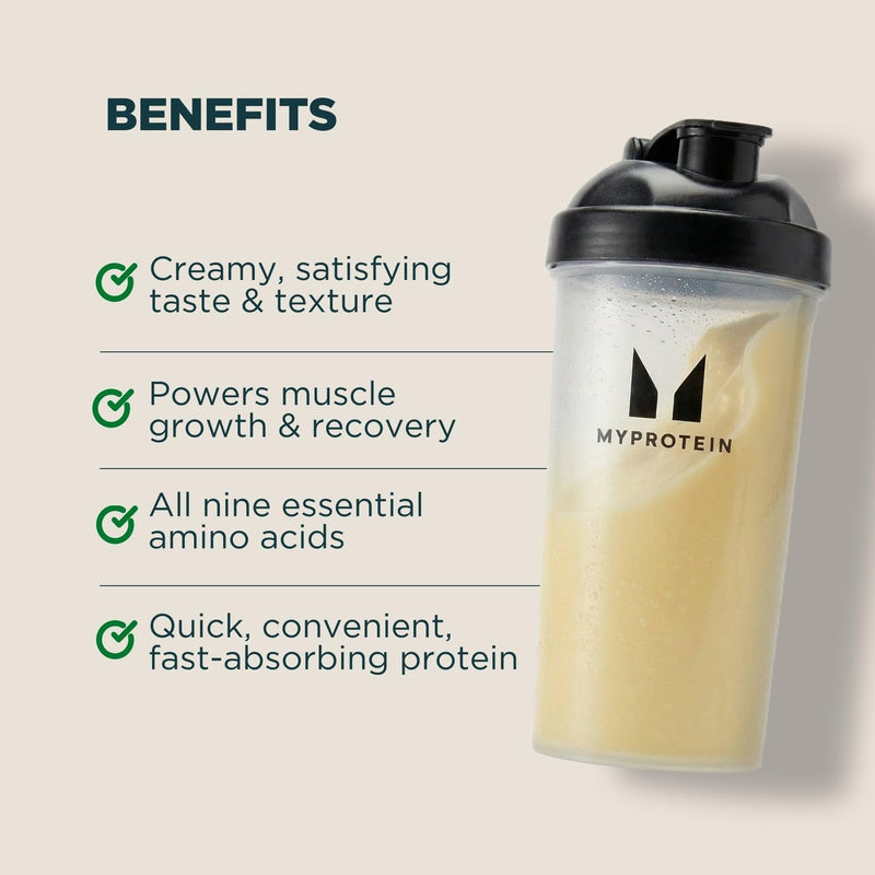 Myprotein Impact Whey Protein Milkshake - Banana Milkshake | 15 Servings | Creamy Dessert-Style Gym Shake | 20g+ Protein Per Serving | Rich, Smooth & Indulgent Taste | Low Fat & Easy Mixing