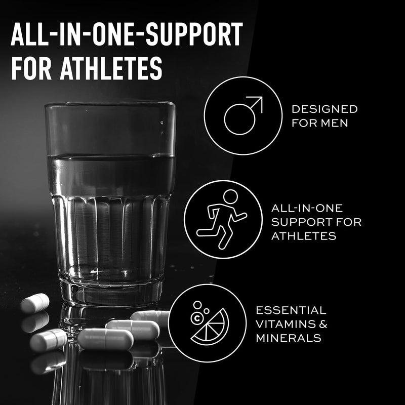 ESN Athlete Stack Men, 210 Capsules, Trace Elements and Minerals Capsules with Zinc, Magnesium and More 210 count (Pack of 1)