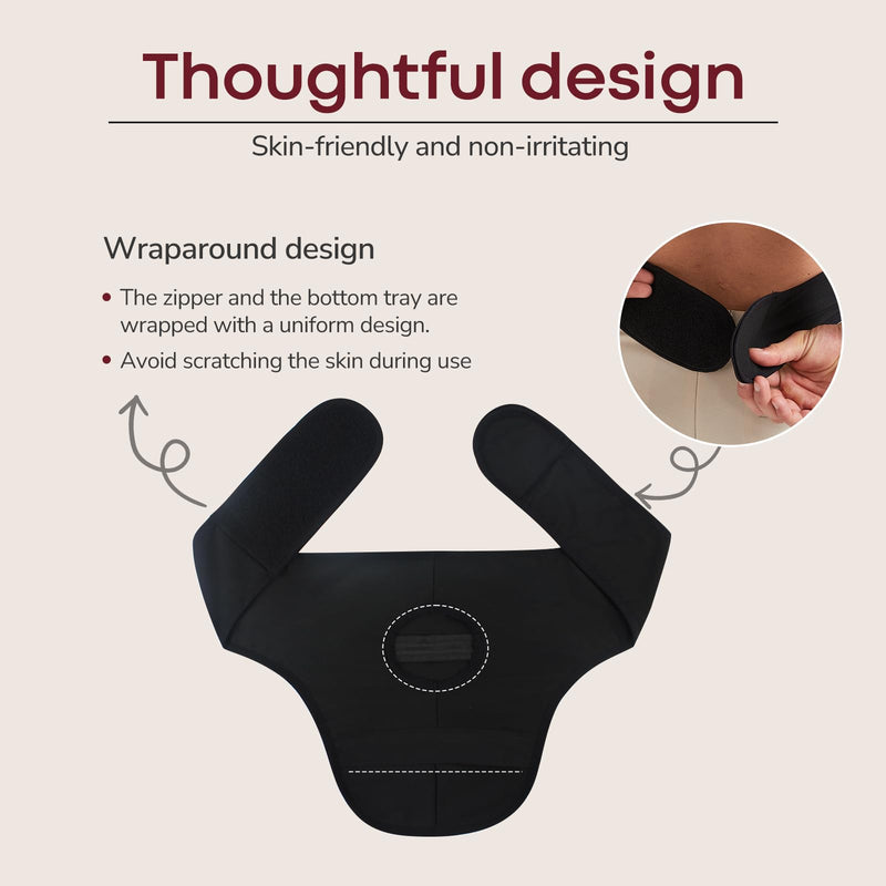 [Australia] - DERAYMI Ostomy Belts for Men Women, Ostomy Bag Cover for Keeping Ostomy Bag in Place, Colostomy Support Belt Ostomy Wrap for Swimming Outdoor Activities (L) L 