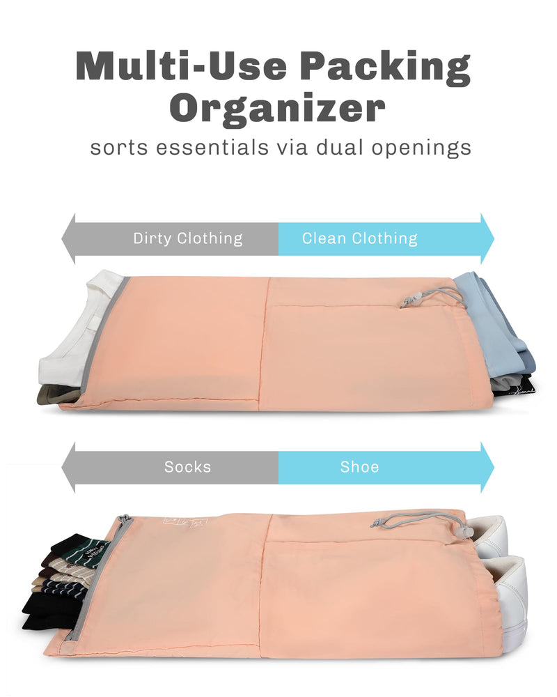 6 Set/ 4 Set/ 2 Set Compression Packing Cubes Travel Essentials Lightweight Nylon Luggage Suitcase Organizer Bag Light Pink 4PCS Light Pink-4 PCS