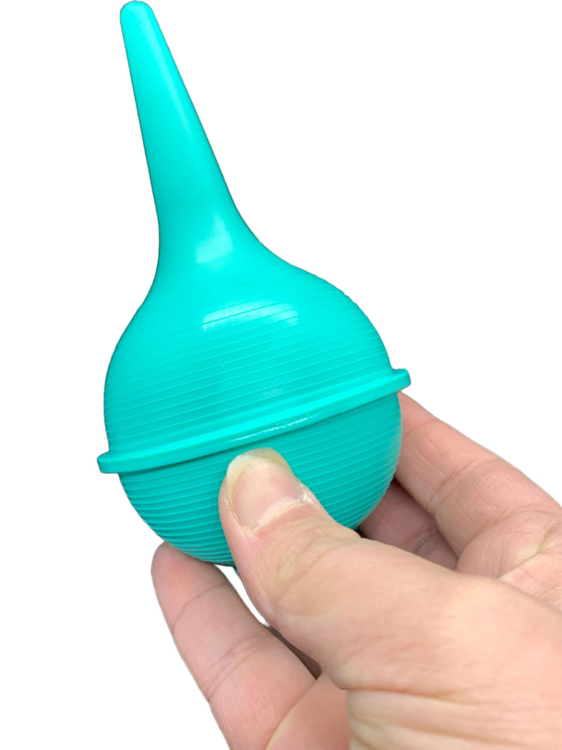 [Australia] - Comfort Soft Sterile Ear Bulb Rubber Hand Squeeze Baby Bulb Suction Sucker - 3 oz - Nasal - Ulcer (2 Pack) 3OZ GREEN 2.0 
