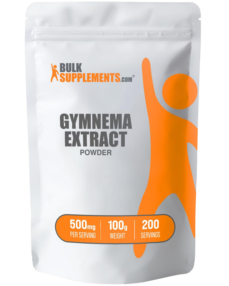 BulkSupplements.com Gymnema Extract Powder - from Gymnema Leaf, Gymnema Sylvestre Extract - Gymnema Powder, Herbal, Gluten Free - 500mg per Serving, 100g (3.5 oz) (Pack of 1) 3.53 Ounce (Pack of 1)