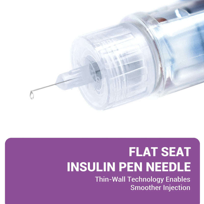 [Australia] - Insulin Pen Needles 31G 5mm, Ultra Fine Diatetic Needles for Insulin Injection, Compatible with Most Insulin Pen, 0.25mm x 5mm (5/32”) (100 Count) 