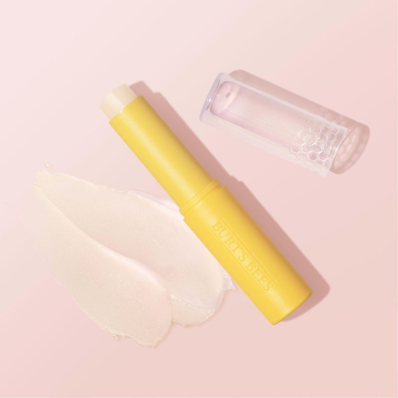 Burt's Bees Boosted Lip Balm Sheer Plus; Vitamin Lip Balm, Nourishing Vitamin C, E, and F Core; 24 Hour Moisture; Tint Free, Semi Glossy Finish; 100% Natural Origin; 1 Tube; 0.16 Oz. 1 Count (Pack of 1)
