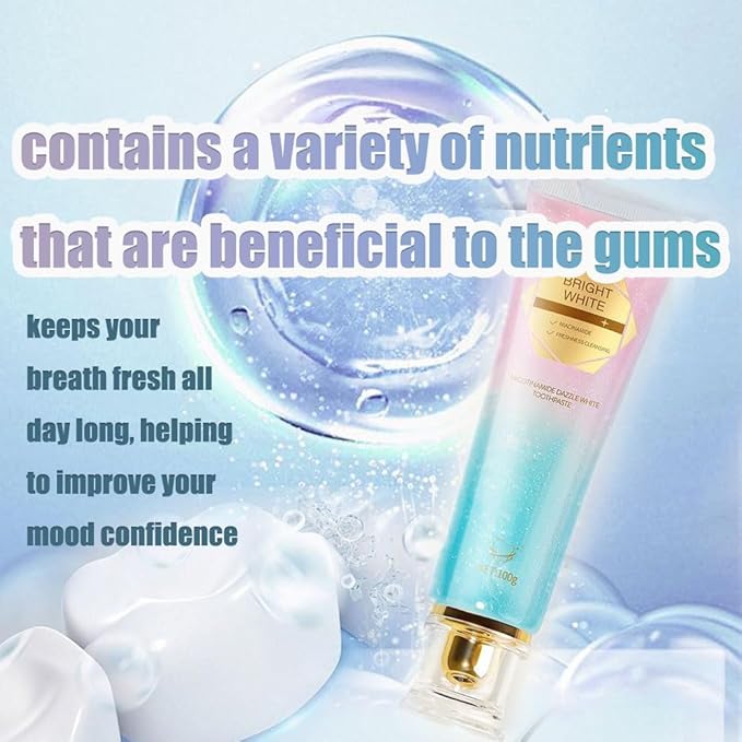 [Australia] - Niacinamide Whitening Toothpaste, Niacinamide Toothpaste, Intense Teeth whitening, Gently Repairs Sensitive Teeth, Protect Tooth Enamel, Fresh Breath, Fluoride-Free(3.5 Ounce (Pack of 2)) 