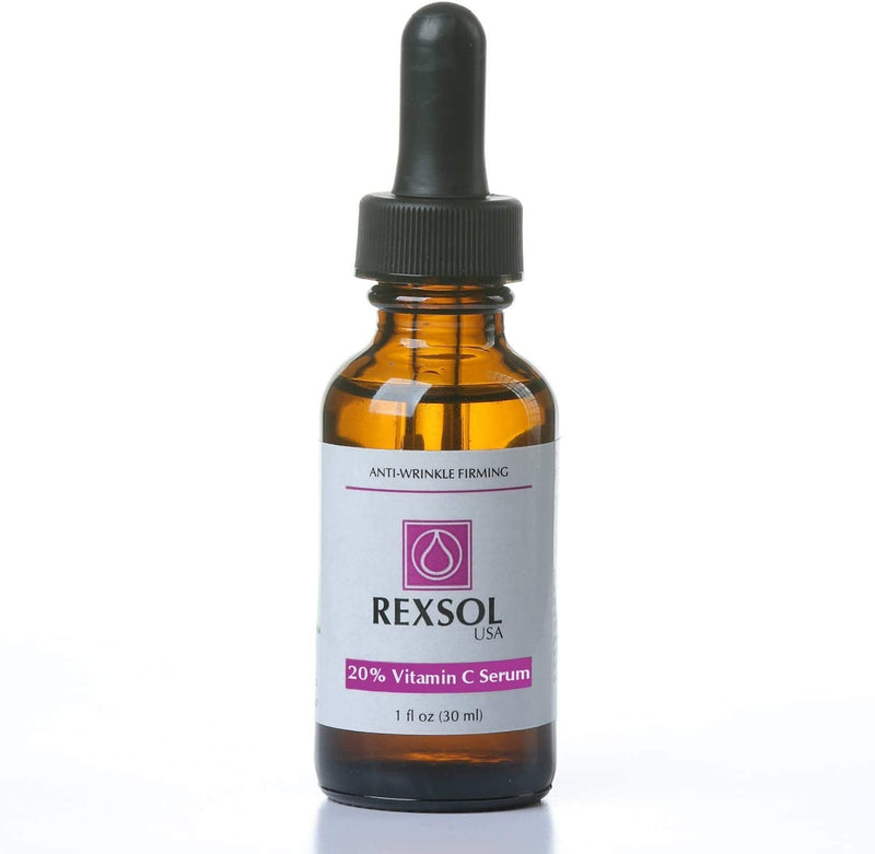 REXSOL 20% Vitamin C Serum Anti-Wrinkle Firming | Dark Circle & Sun Damage Corrector