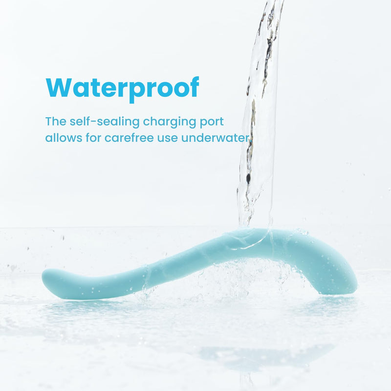 [Australia] - IntiMD VWELL Flex Silicone Vibrating Wand Flexible Shaft Dual Motors Active Home Use Women Rechargeable 