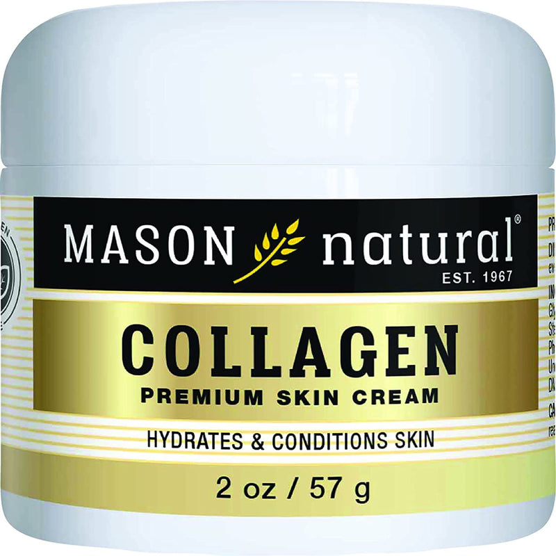 MASON NATURAL Collagen Premium Skin Cream - Anti Aging Face and Body Moisturizer, Intense Skin Hydration and Firmness, Pear Scent, Paraben Free, 2 OZ (Pack of 3) 2 Ounce (Pack of 3)