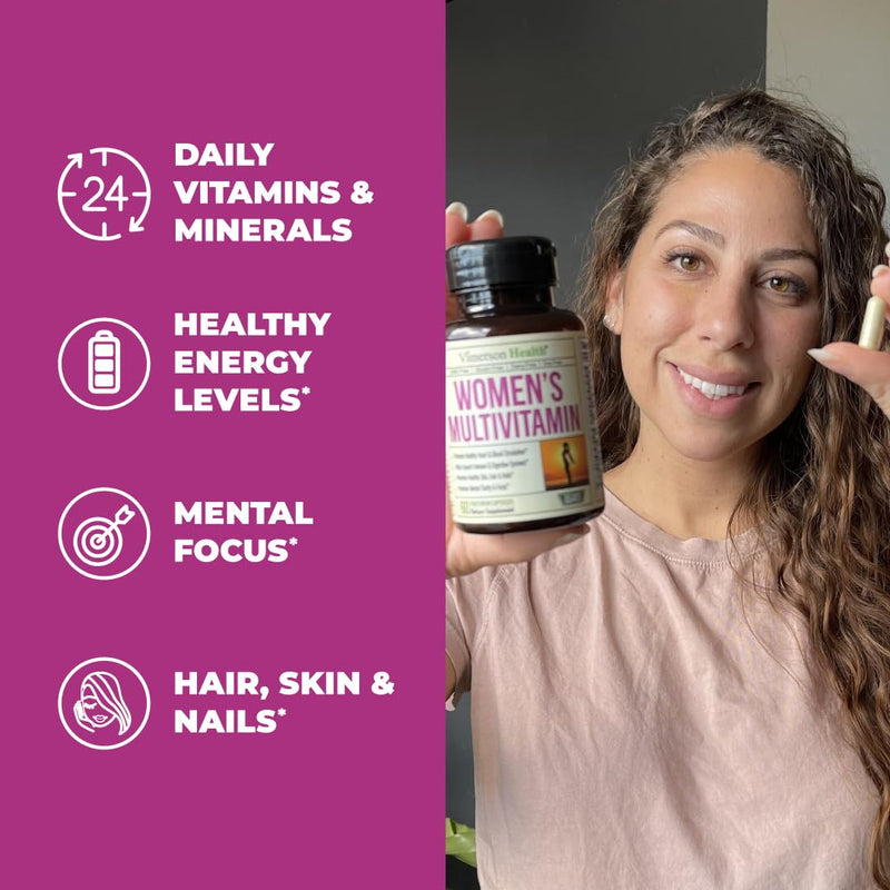 Vimerson Health Women’s Multivitamin & Turmeric Moringa Supplement for Immune Support, Energy, Mood, Hair, Skin, Nails, Joints and Digestion.