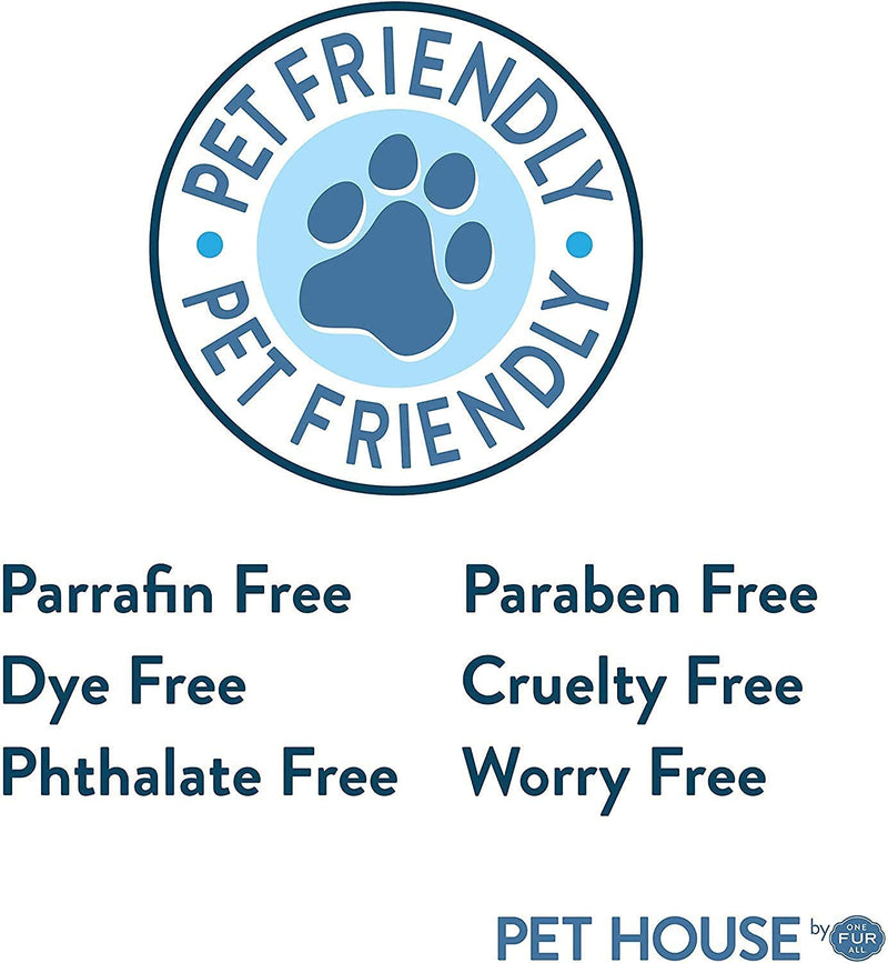 One Fur All Pet House Pumpkin Spice Candle Plant-Based/Soy Candle - Clean Burning Fall Scented Candles, Long Lasting Pet Odor Pumpkin Candle for Home Pack of 1 - PawsPlanet Australia