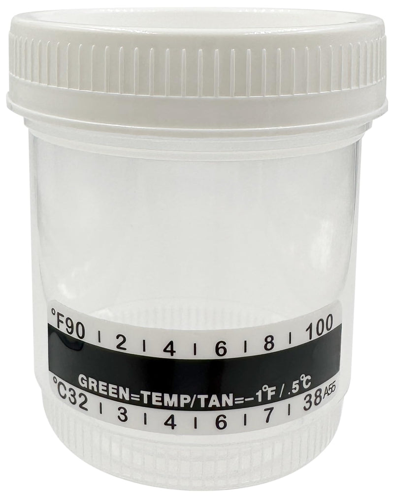 10 Panel Drug Test Dip Cards (5 Tests) + 5 Pack 90mL Urine Collection Cups with Lids | CLIA Waived Instant Drug Testing Bundle