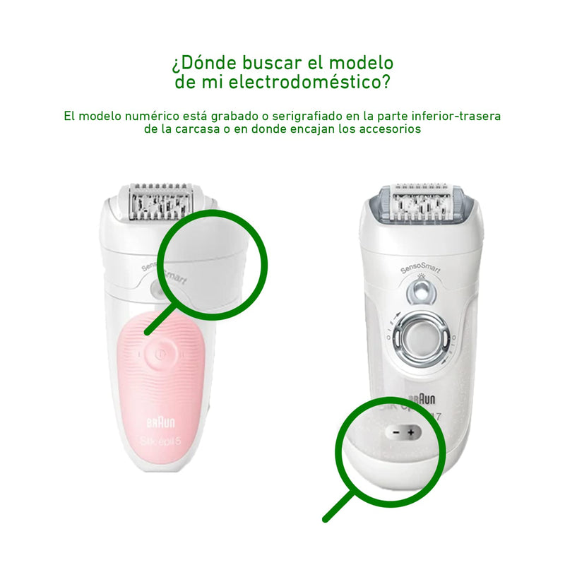 [Australia] - ELECTROTODO replacement epilation head for Silk-épil 5, 7 