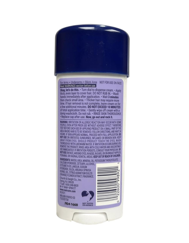 [Australia] - Nair Hair Remover Glides Away Max, Moroccan Argan Oil, for Bikini, Arms & Underarms, 3.3 Oz. by Nair 