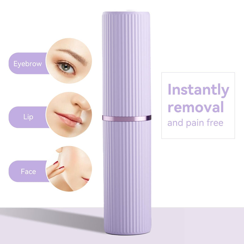 [Australia] - 2-in-1 Facial Hair Remover Kit for Women, Bautrium Electric Facial Shaver Eyebrow Razor Women with USB-C Cable & Storage Bag Rechargeable 