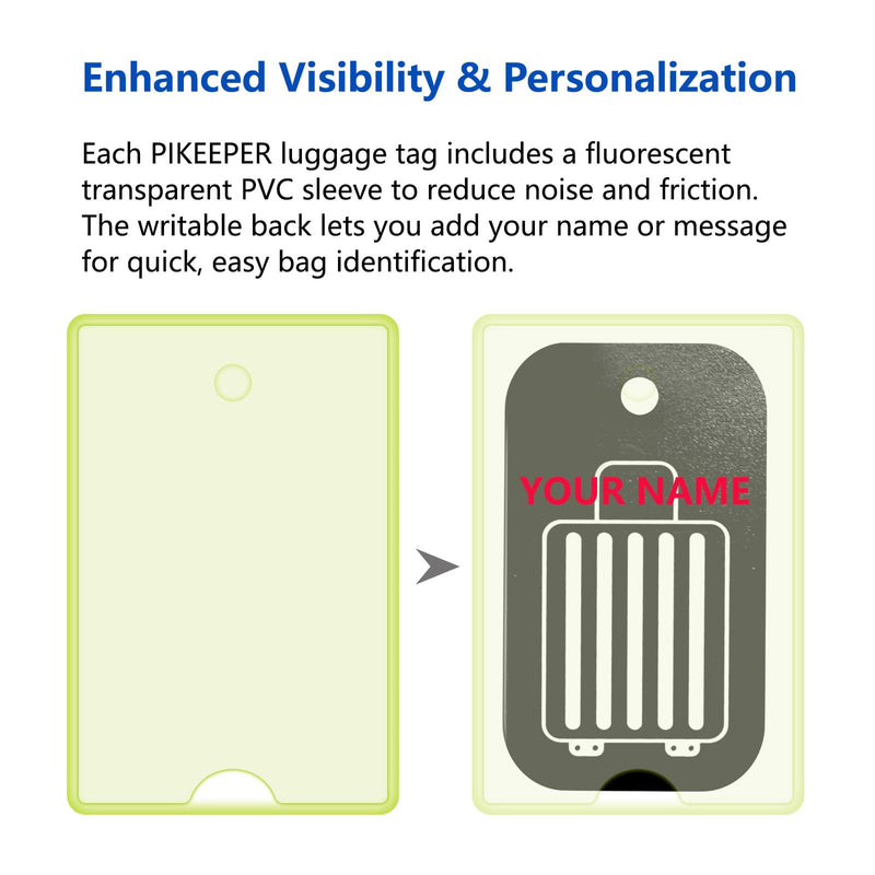 4-Pack Smart QR Code Luggage Tags, Location & Privacy Suitcase Tag | Privacy Cloud Control | Dynamic Contact Info | Instant Scan Alerts | Lost & Found System | Premium Aluminum Black Classic Suitcase Edition 4