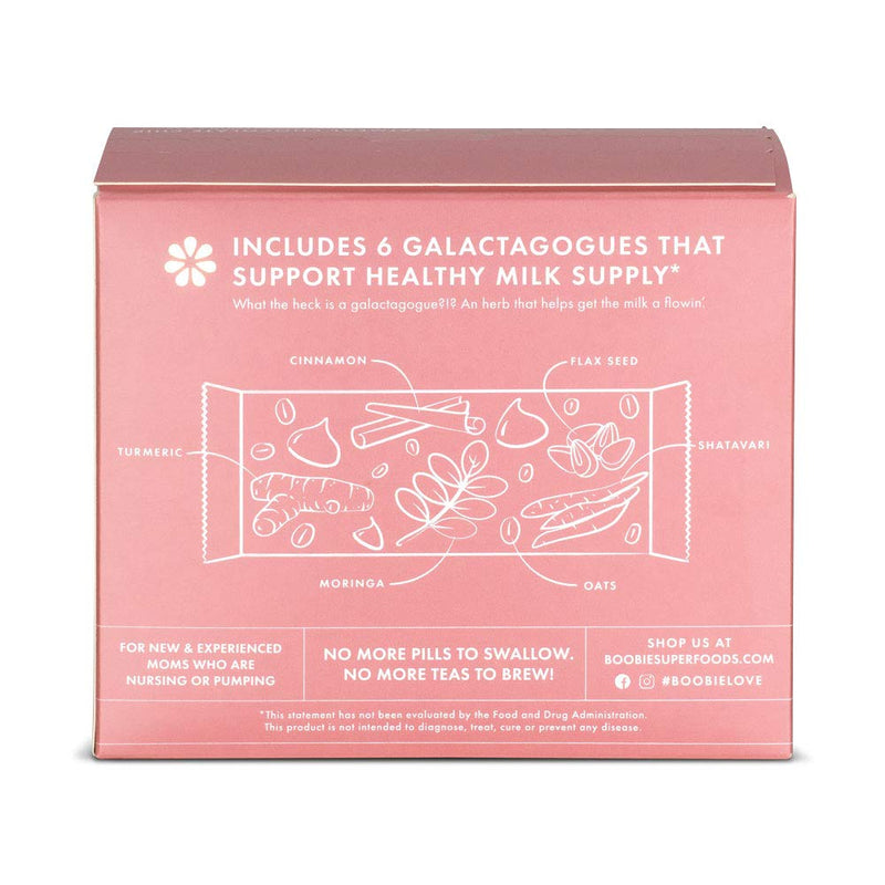 [Australia] - Boobie Bar Superfood Lactation 1.7 Ounce Bars Package May Vary, Oatmeal Chocolate Chip, 6 Count 6 Count (Pack of 1) 