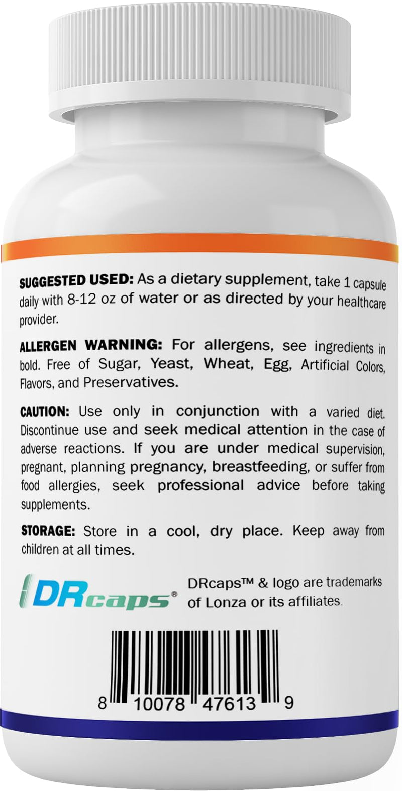 Vitamatic Bifidobacterium Infantis - 5 Billion per DR Capsule - 60 Count - Digestive Support - Made with Prebiotic Inulin Fiber