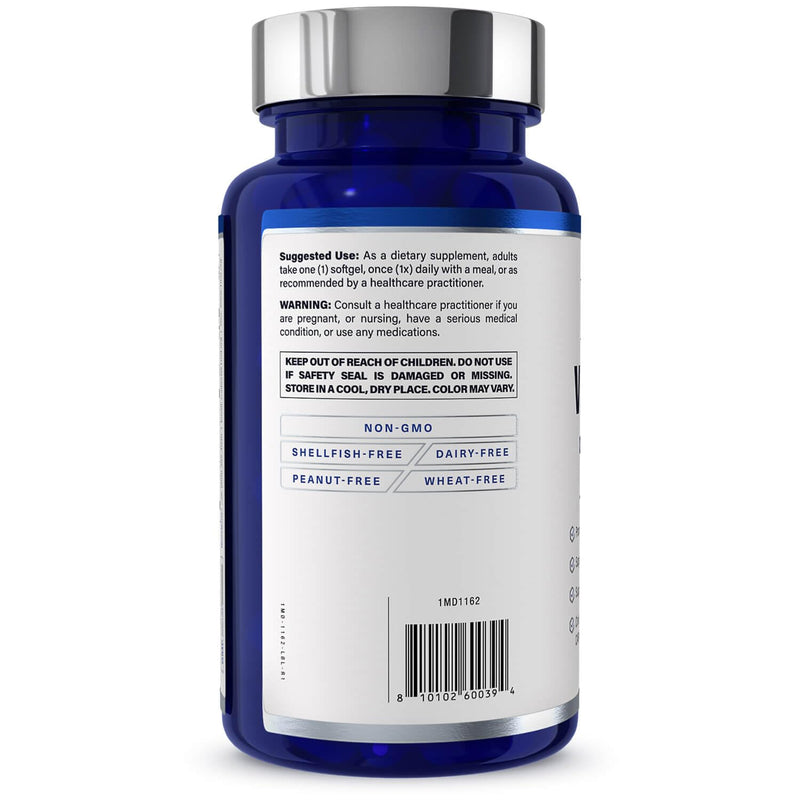 1MD Nutrition VisionMD Eye Vitamin CARMIS - Eye Supplement for Adults - with OptiLut Lutein & Zeaxanthin - Supports Vision Health Care, Everyday Eye Strain, & Occasional Dry Eye - 30 Softgels 30 Count (Pack of 1)
