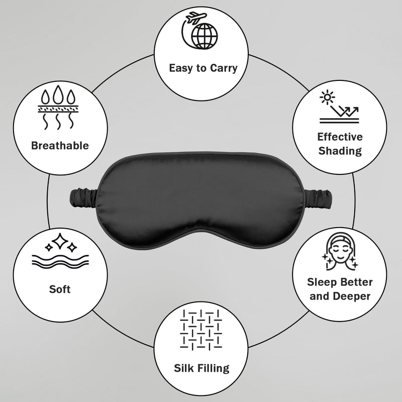 [Australia] - Sleep Mask 2 Pack, Soft Blackout Eye Mask for Women Men, Eye Sleep Shade Cover for Back and Side Sleeper, Sleeping Mask Night Blindfold for Night Sleep, Travel, Nap (Pink, Black) 