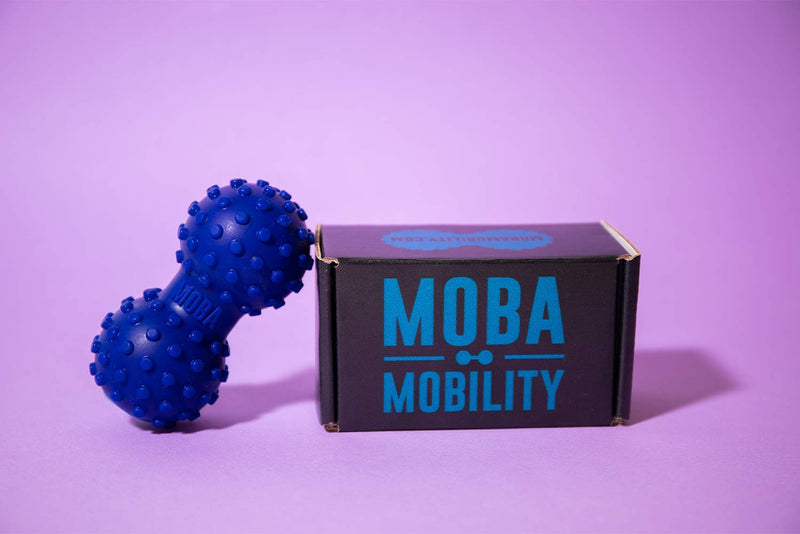 [Australia] - Moba Mobility Tool - Deep Tissue Massaging Vibrating Peanut - Fitness and Sports Recovery, Mobility, and Therapy Tool. Cordless, Rechargeable, 150 Min of Run Time with 3 Intensity Levels 
