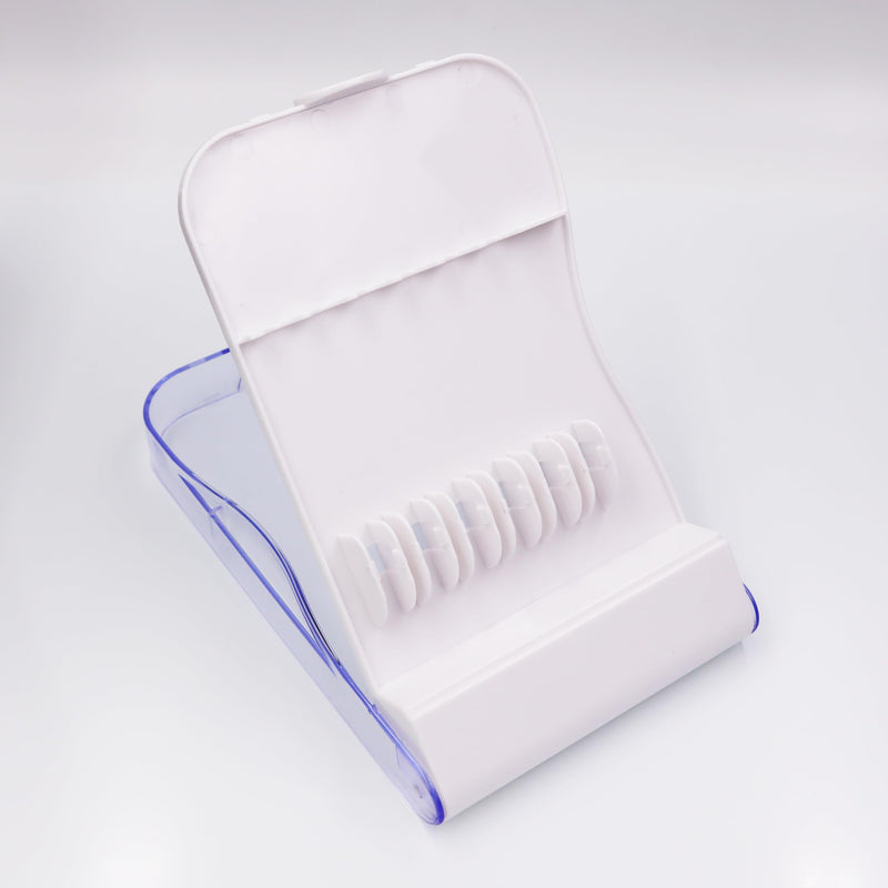 [Australia] - Replacement Tips Compatible with Waterpik Water Flosser, Storage Box and 9 Tips, Compatible with Waterpik Aquarius Water Flosser, White WP-660, WP-580, WF-20, CC-04, WP-662, WP-667CD 