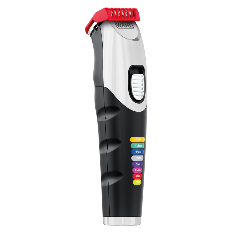 [Australia] - Wahl Color Trim Beard Trimmer, Innovative Color Coded Guide Combs, 240 Minutes Operating Time, USB Charger, Ideal for Gym and Travel, Precision Ground Blades Color Trim - Beard Trimmer 