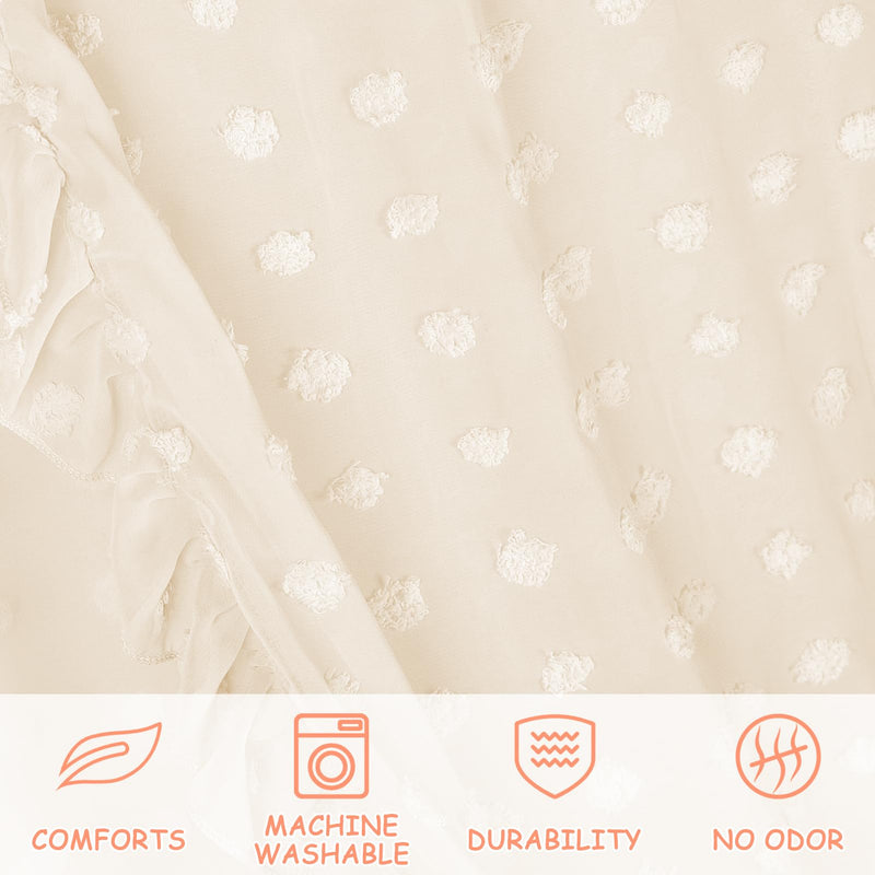 [Australia] - Princess Bed Canopy for Girls - Crib Canopy for Bed - Mosquito Net for Bed, Kids Bed Canopy with Princess Room Decor for Girls Bedroom,Children's Reading Room Decor (Beige) Beige 