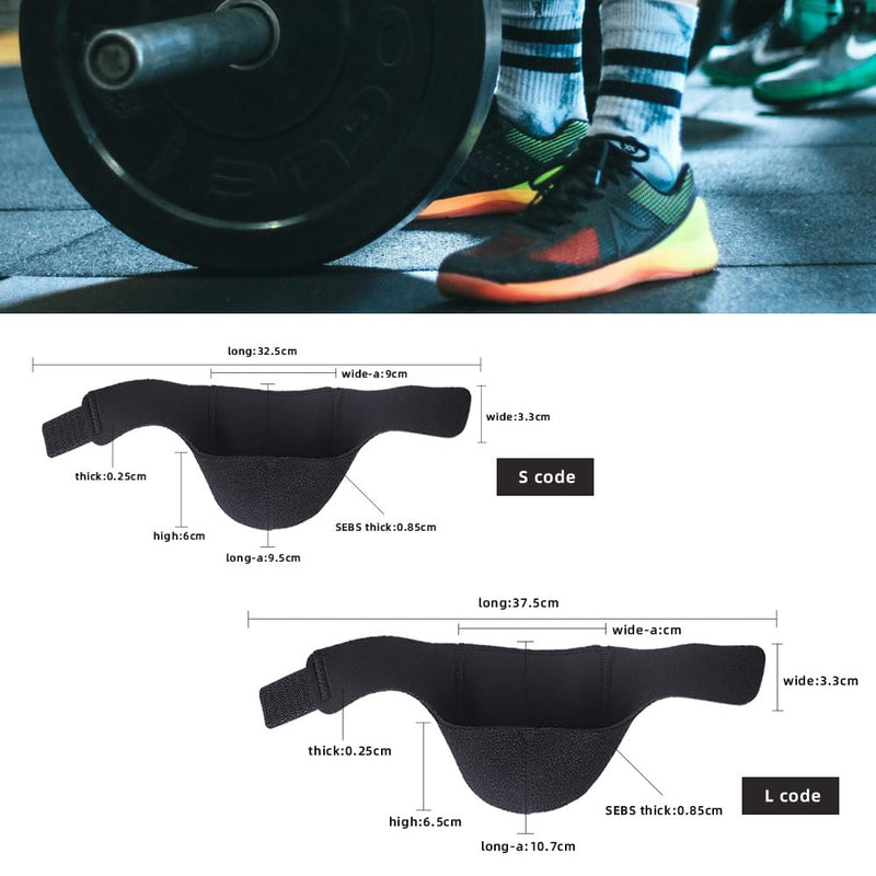 [Australia] - Heel Cups, Anti-Slip Gel Heel Pads, Adjustable Heel Protectors Cushion for Heel Pain Relief for Men & Women (Small) Small 