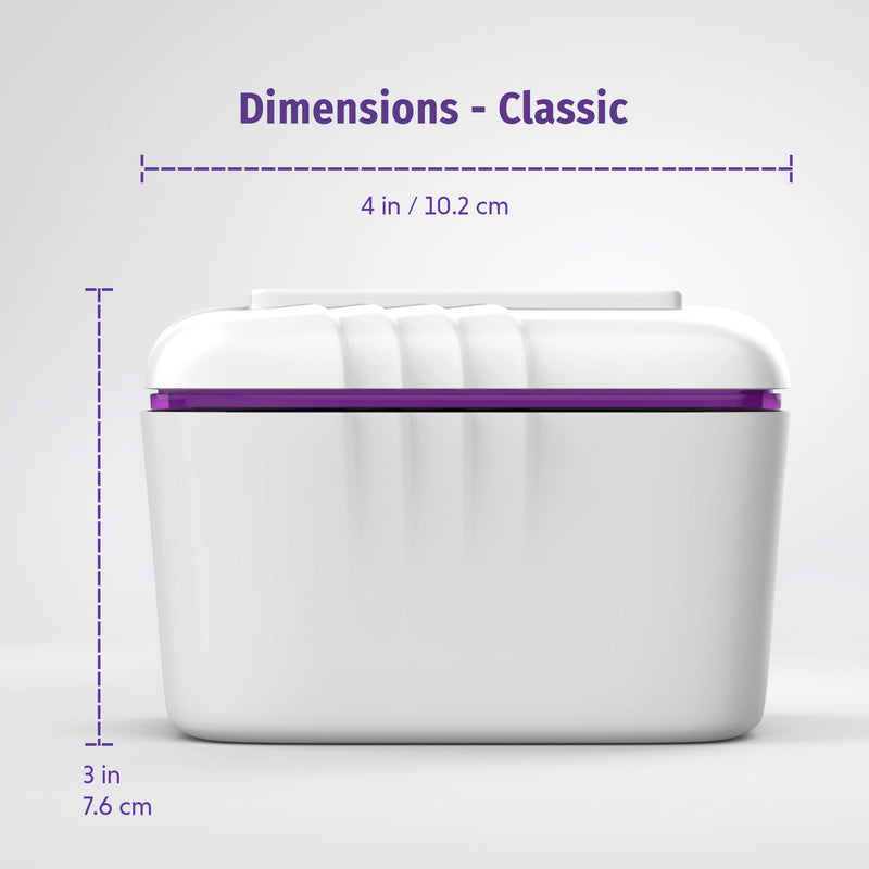 [Australia] - Dentures Cleaner Soaking Bath – Cleaning Container for Dental Appliances’ Solution (Classic) Classic 
