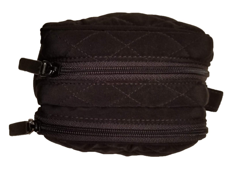 Vera Bradley Medium Iconic Blush & Brush Makeup Case, Classic Black