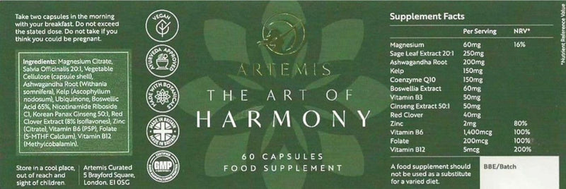 Perimenopause & Menopause Complete Support, Magnesium, Ashwagandha, Red Clover & Sage – Hormonal Balance, Energy & Wellbeing | Hot Flush and Brain Fog Remedy | 60 Capsules, Vegan