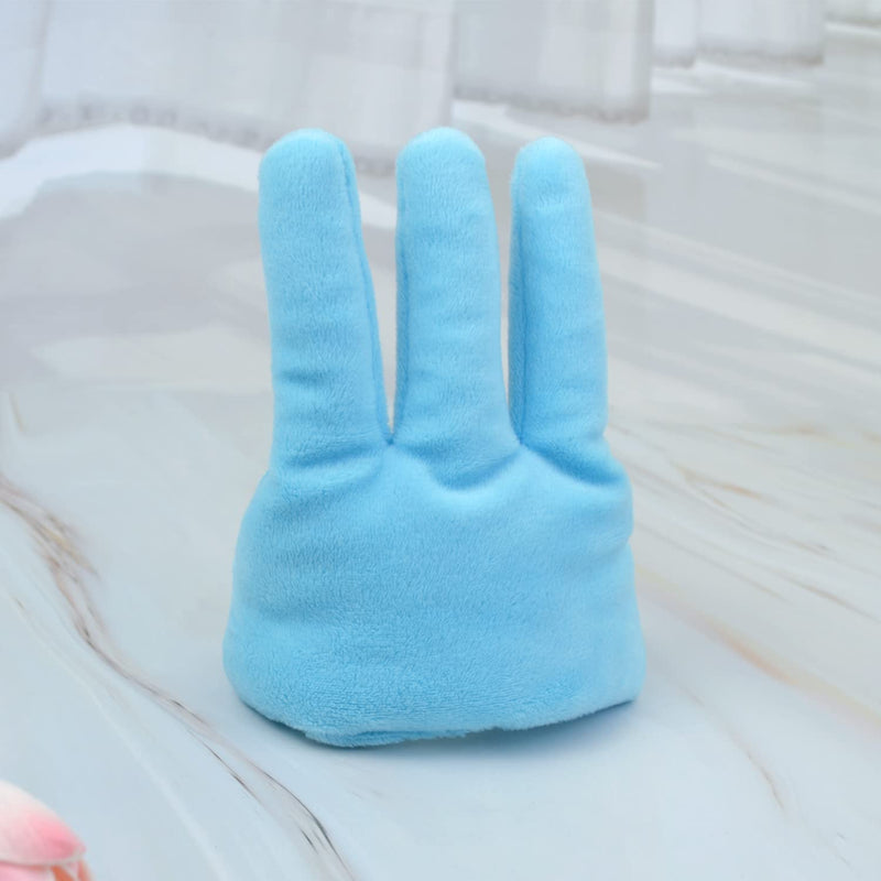 rainbowstar 2 Pack Palm Protector with Finger Separators Hand Contracture Cushion Finger Rehabilitation Training Device for Stroke Hemiplegia