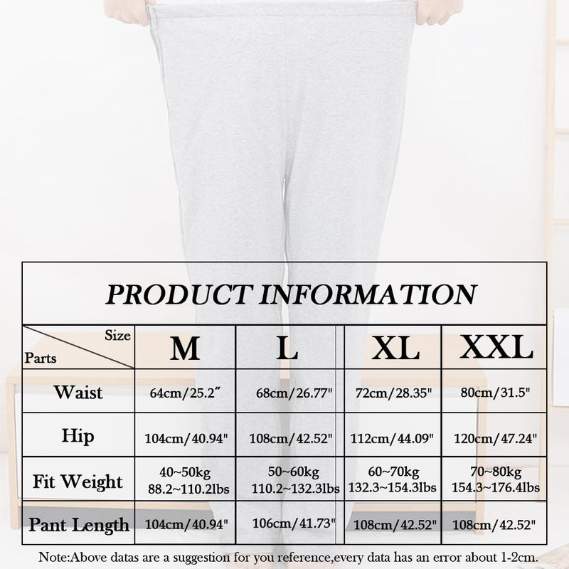 [Australia] - Unisex Side Zipper Bedridden Patient Clothing,Patient Pants,Tear Away Pants,Soft Cotton Material Gray1 3X-Large 