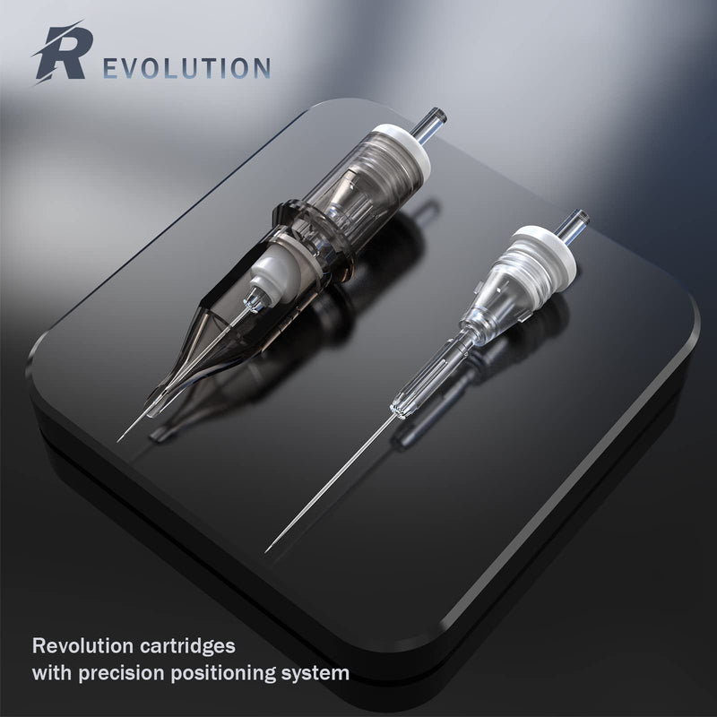 [Australia] - EZ Tattoo Cartridge Needles - 20Pcs #12 (7RL) Standard Round Liner Disposable Tattoo Needles Cartridges for Rotary Tattoo Machine Pen Gun - Revolution 1207RL 