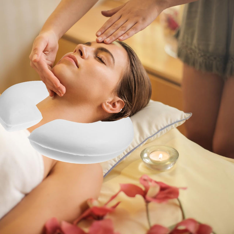 [Australia] - Beaupretty Memory Foam Pillow Face Down Spa Massage Pillow Face Down U-Shaped Neck Support Soft Salon-Pillow for Massage Sleeping Chiropractor Acupuncturist 