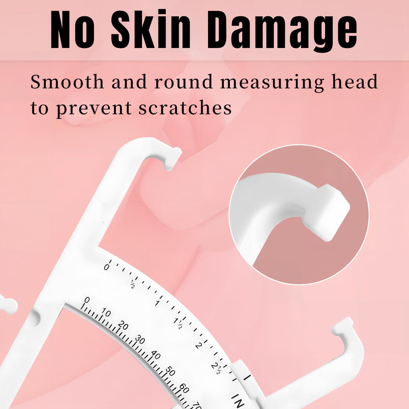 [Australia] - Body Fat Measurement Device,Body Fat Caliper with Body Fat Percentage Measure Chart 