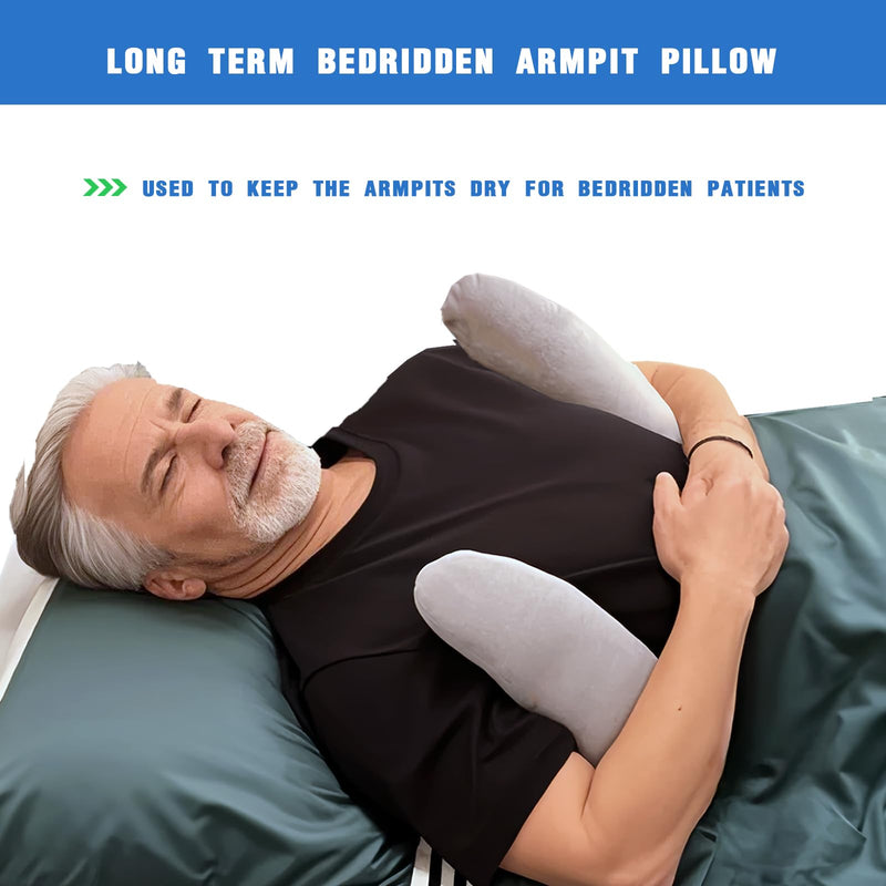 Armpit pillow Underarm Pillow 2PCS Used for Long-term Bed Rest to Maintain Axillary Dryness Ventilation Breathability Sweat Absorption Postoperative Nursing and Rehabilitation for Elderly Patients