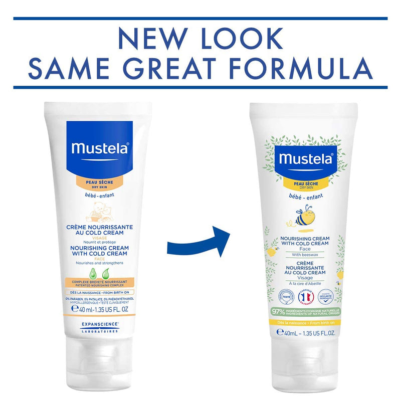 [Australia] - Mustela Bébé Dry Skin Nourishing Cream Cold Cream, 40 ml 