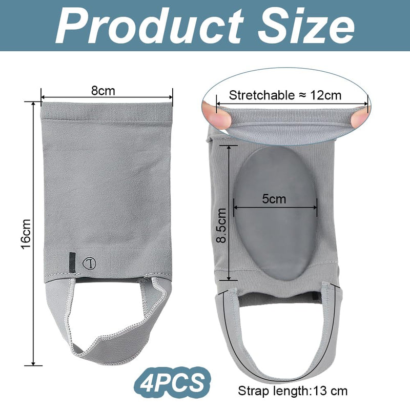 [Australia] - DAGORD 2 Pairs Arch Support Bandage Metatarsal Bandage with Pad Arch Support Sleeves Plantar Fasciitis Bandage Arch Socks Foot Bandage for Flat Feet Pain Relief Plantar Fasciitis 